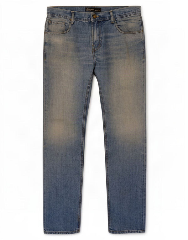 Jeans slim uomo Zara W34 L33 Blu
