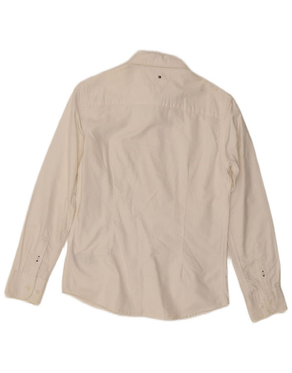 Camisa masculina Tommy Hilfiger 11-12 anos algodão branco