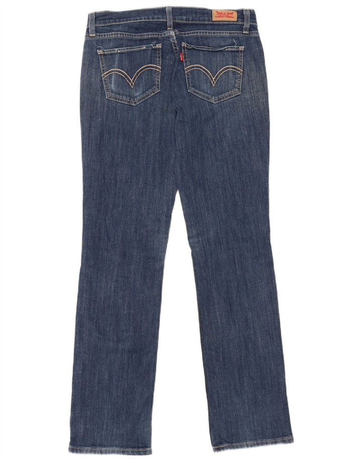 Jeans dritti Levi's 524 da donna W29 L32 cotone blu