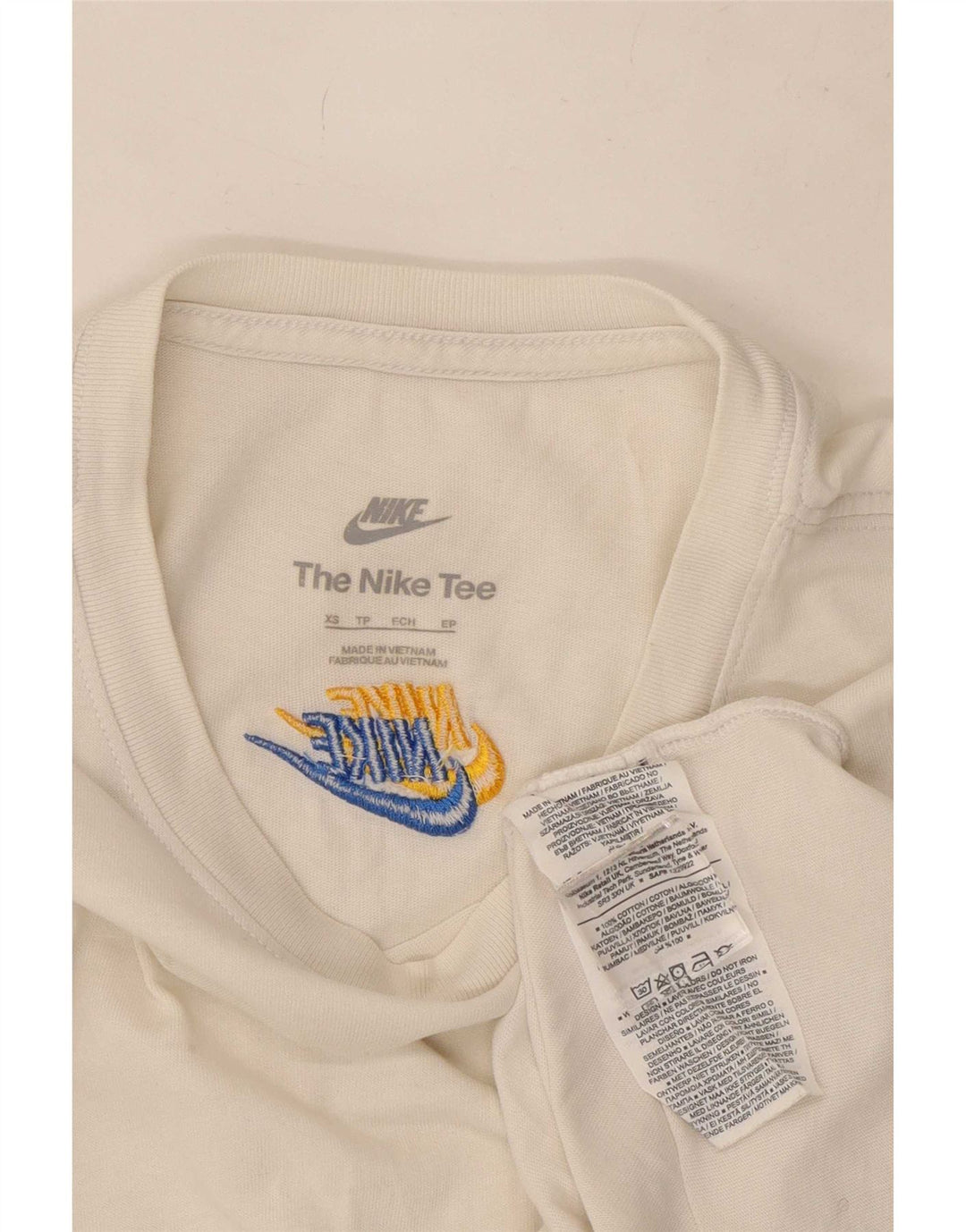 Nike Mens T-Shirt Top XS White Cotton