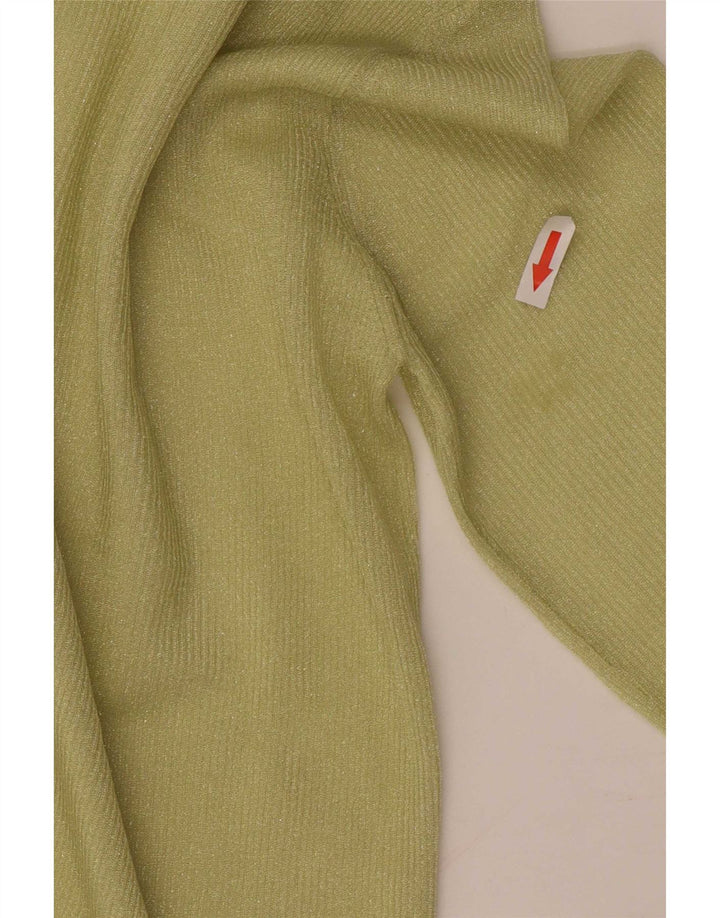 Maglione cardigan oversize da donna Zara UK 10 piccolo verde