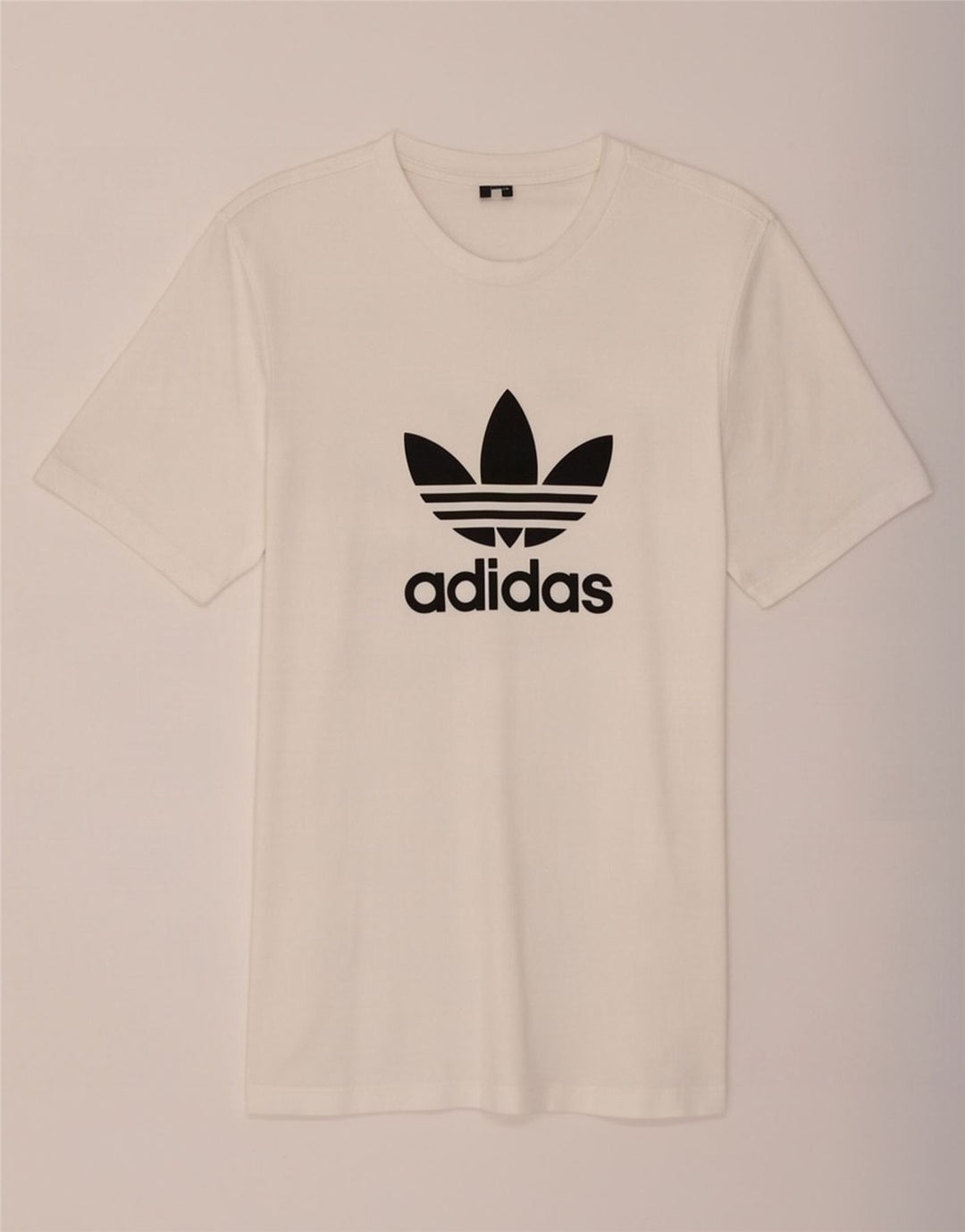 Adidas T-shirt graphique pour homme en coton blanc moyen