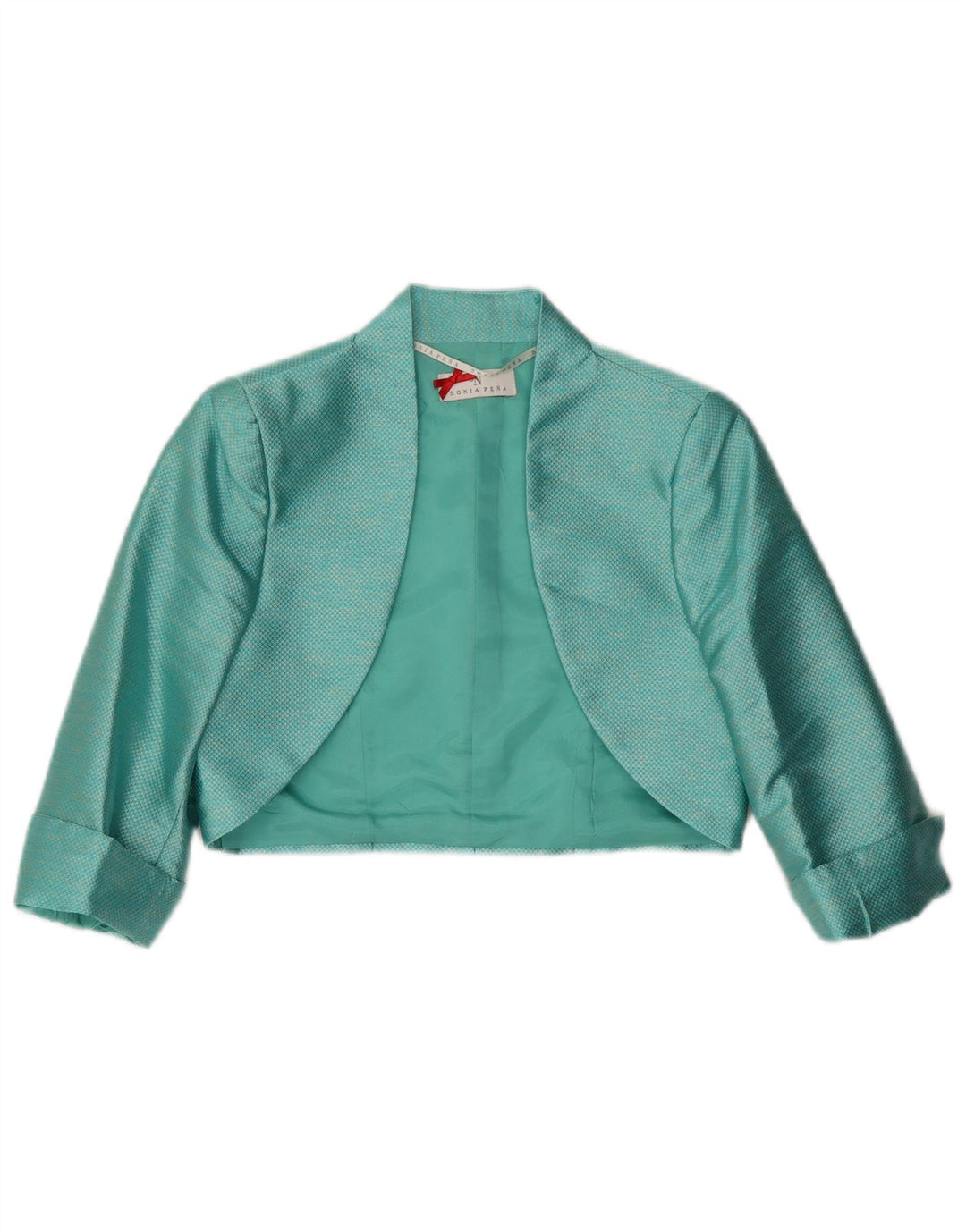 Womens 2 Piece Set US 8 Medium Turquoise Polyester