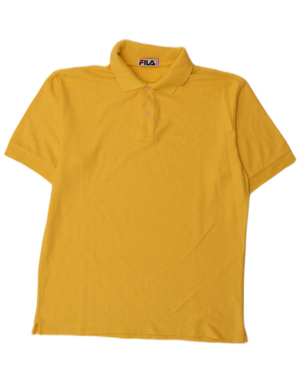 Fila Polo Homme IT 50 Coton Jaune Moyen