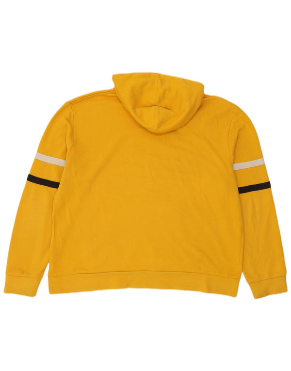 Nike Pull à capuche graphique Track&Field pour homme UK 47/49 2XL Jaune rayé