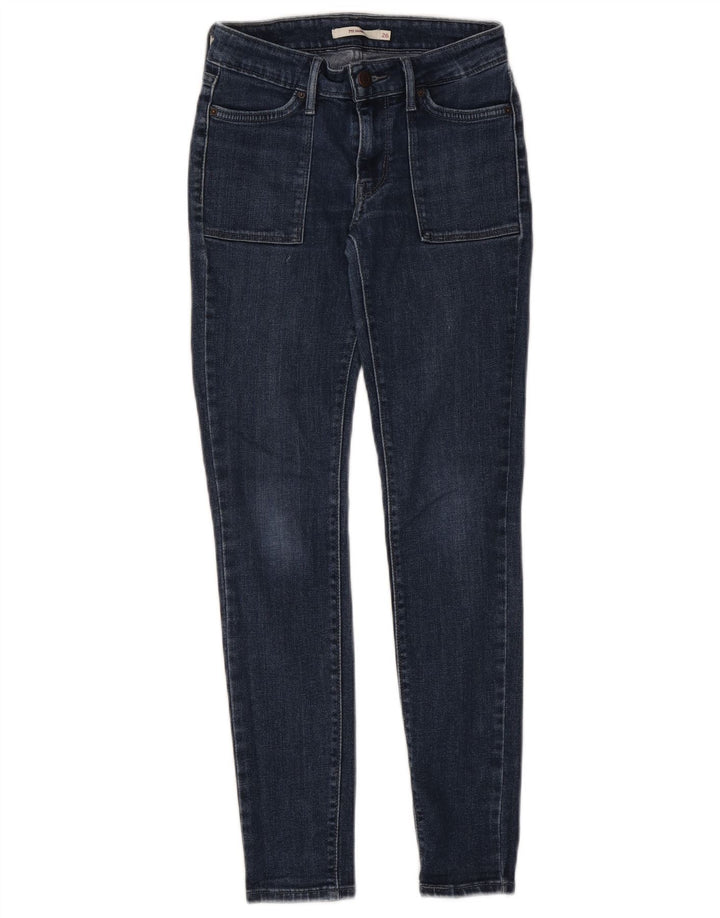 Levi's Womens 711 Skinny Jeans W26 L28 Blue