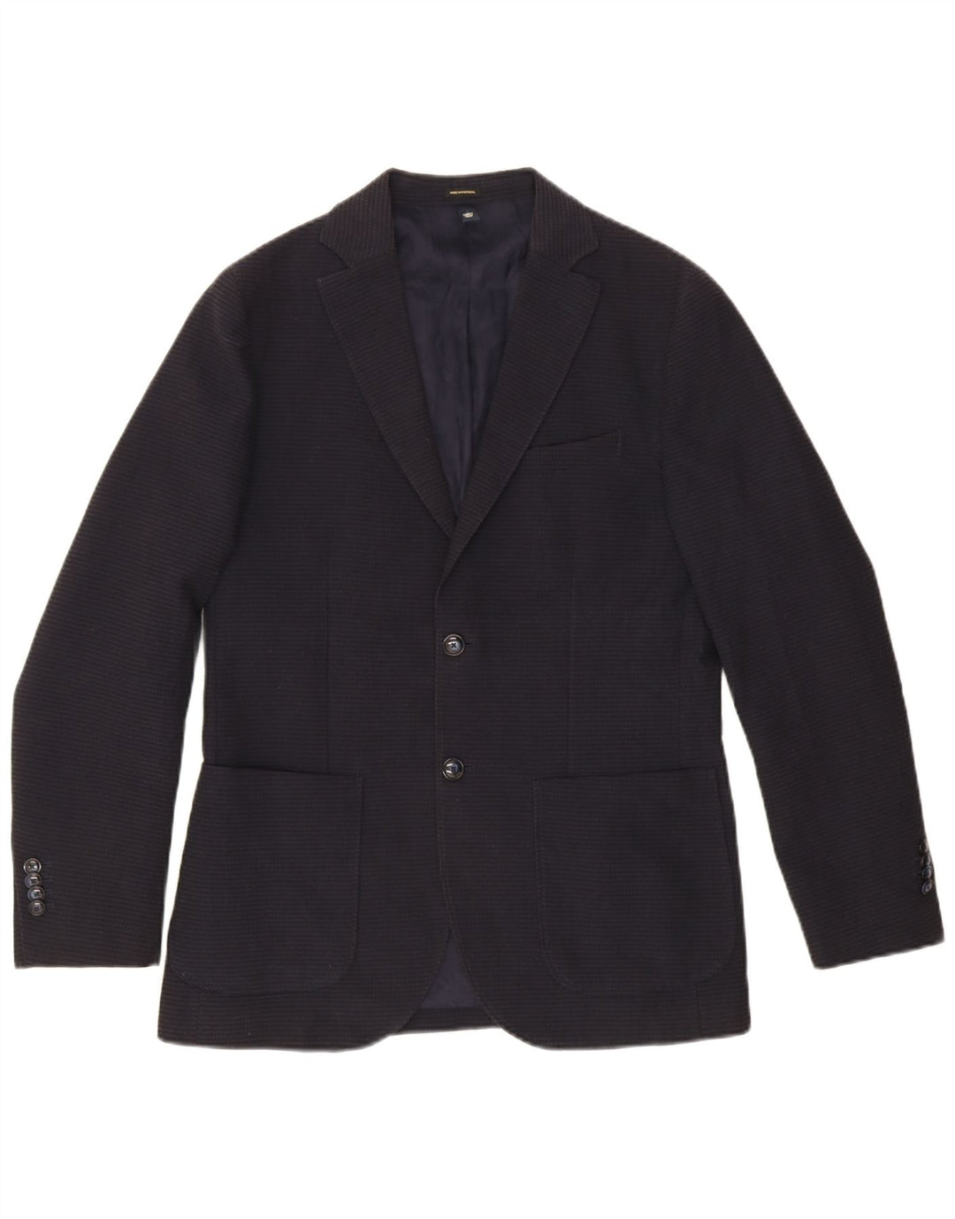 Massimo Dutti Veste blazer à 2 boutons pour homme EU 48 en acétate bleu marine moyen
