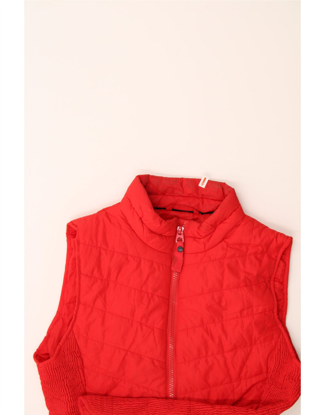 JOULES Womens Padded Gilet UK 12 Medium  Red Polyester Vintage Joules and Second-Hand Joules from Messina Hembry 