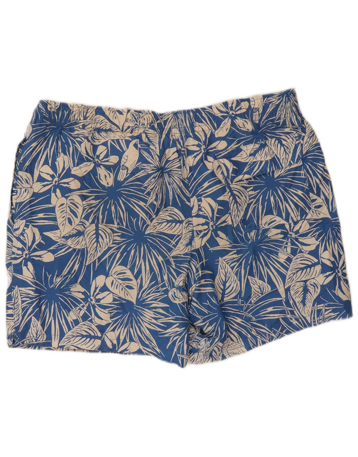Marks & Spencer Badeshorts til mænd store blå blomster polyester
