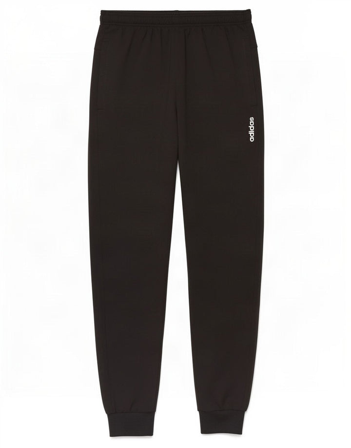 Calça de treino feminina Adidas Joggers UK 12 poliéster preto médio