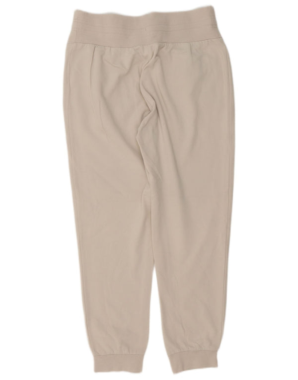 Arena Pantalon de Survêtement Taille Haute pour Femme Joggers UK 16 Large Beige Coton