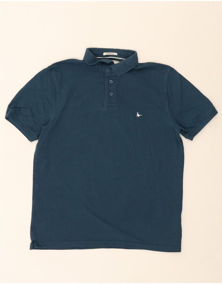 JACK WILLS Mens Classic Fit Polo Shirt Small Blue Cotton Vintage Jack Wills and Second-Hand Jack Wills from Messina Hembry 