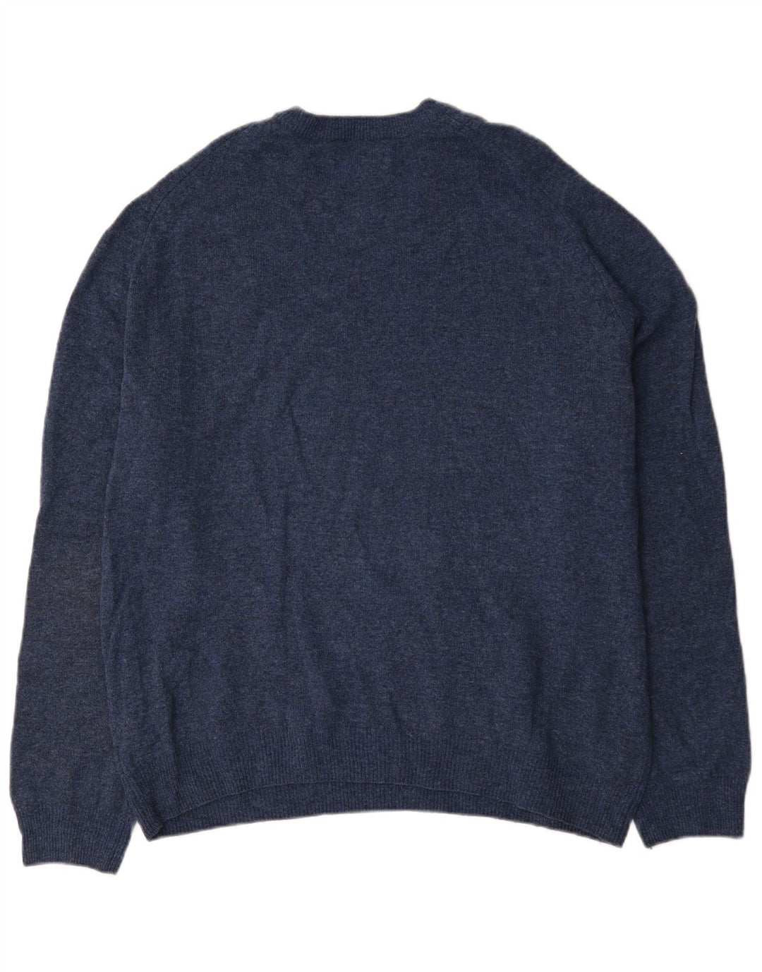 Marks & Spencer Mens Crew Neck Jumper Sweater 2XL Navy Blue Flecked