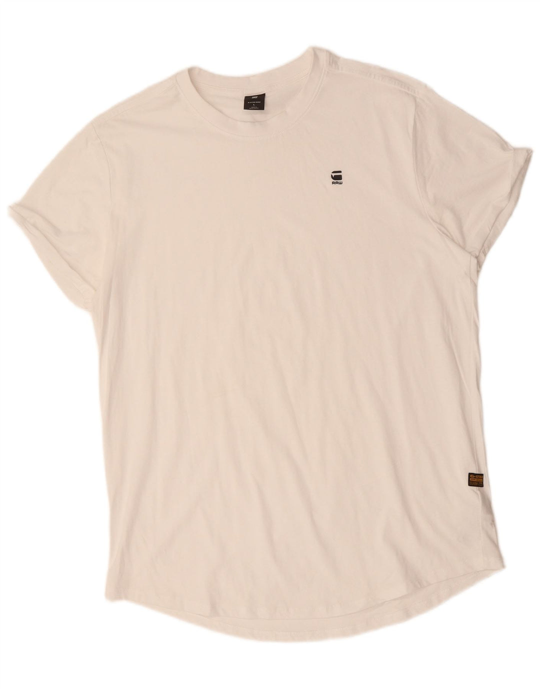 T-shirt da uomo G-STAR Top grande in cotone bianco