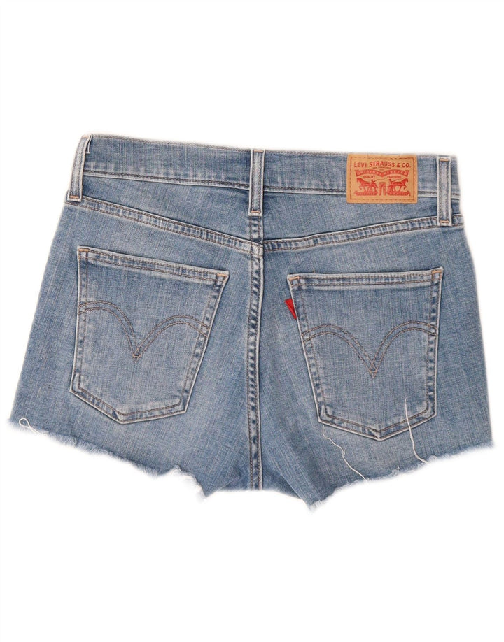 Damskie spodenki jeansowe Levi's w trudnej sytuacji W26, małe, niebieskie, bawełniane