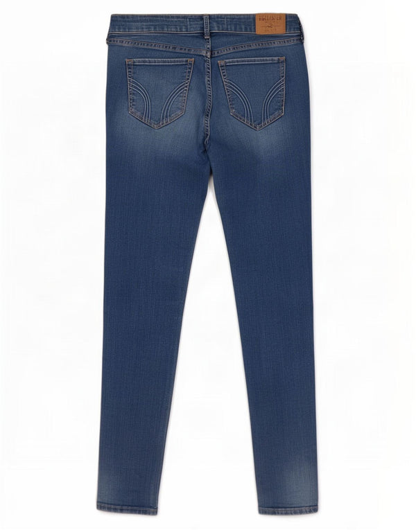 Hollister Jean skinny pour femme US 7 Medium W28 L29 Bleu Coton