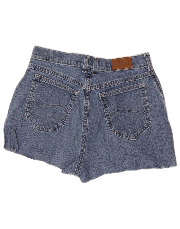 Pantaloni scurți din denim LEE pentru femei W28, bumbac albastru mediu