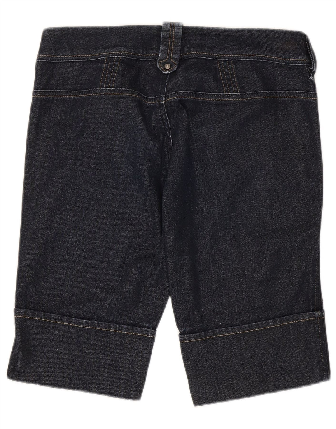 Bermuda feminina Diesel Shorts jeans W29 médio azul marinho algodão