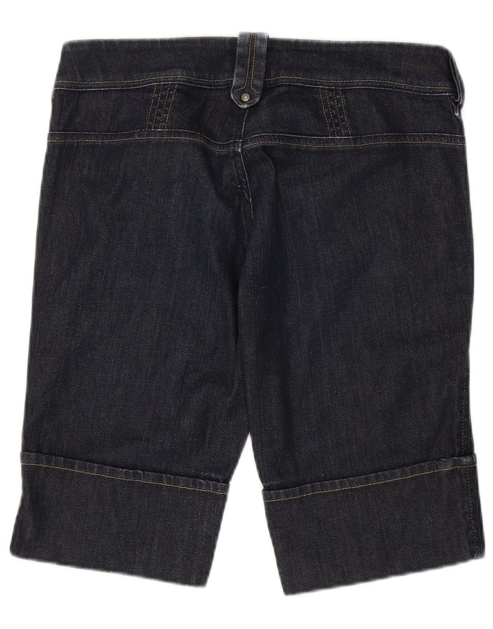 Bermuda feminina Diesel Shorts jeans W29 médio azul marinho algodão