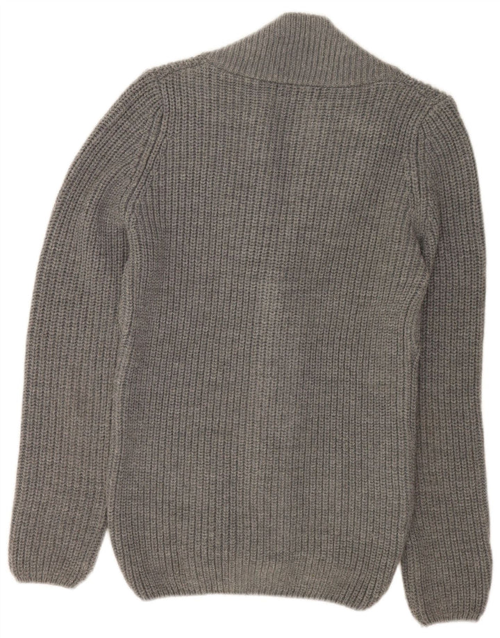 Zara herre cardigan sweater mellemgrå