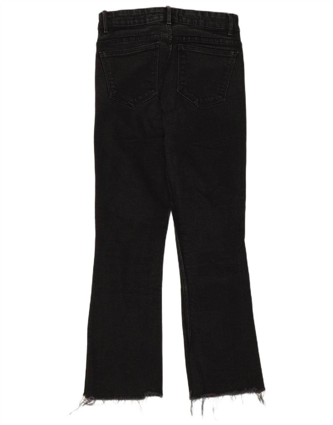 Zara Womens Bootcut Jeans EU 38 Small W28 L25 Black Cotton