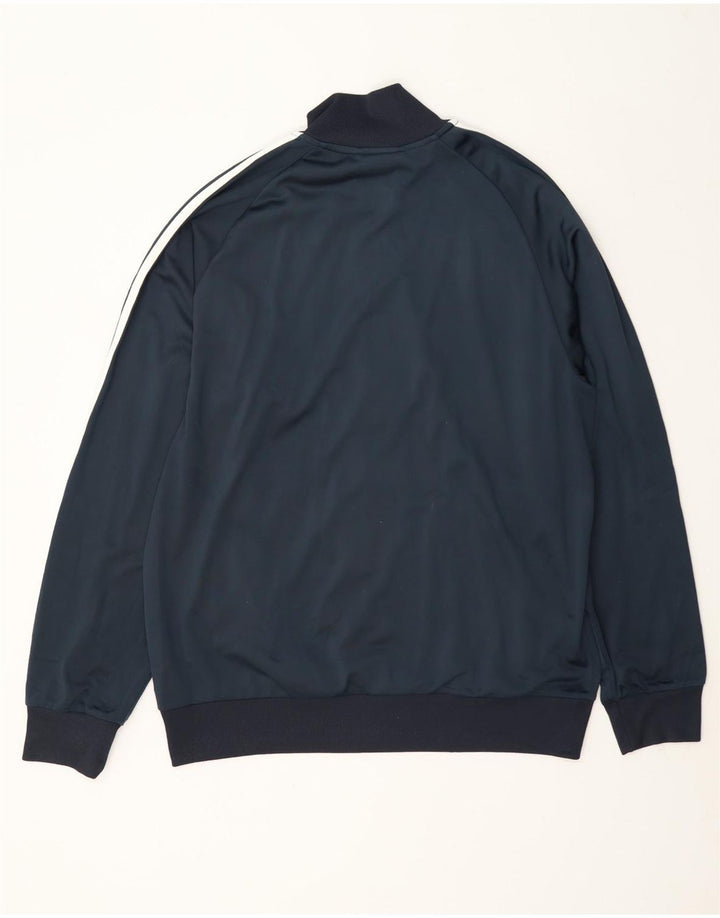 Giacca sportiva da uomo Adidas, giacca media, blu navy, in poliestere