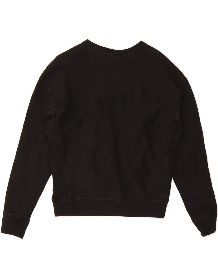 CHAMPION Womens Reverse Weave Sweatshirt Jumper UK 16 Large Black Cotton Vintage Champion and Second-Hand Champion from Messina Hembry 