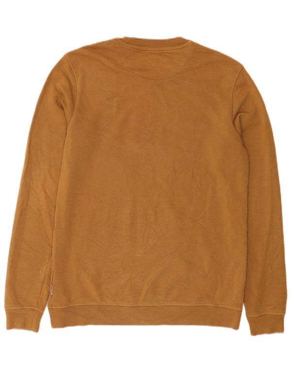 Ted Baker Mens Graphic Sweatshirt Jumper Size 2 Small Brown Cotton