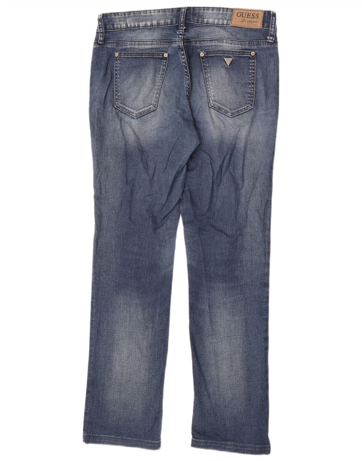 Guess Womens Nicole Straight Jeans W30 L30 Navy Blue