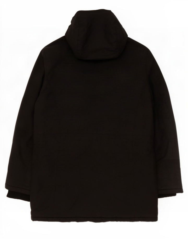 Damska kurtka parka Superdry UK 14, duża, czarna, poliester