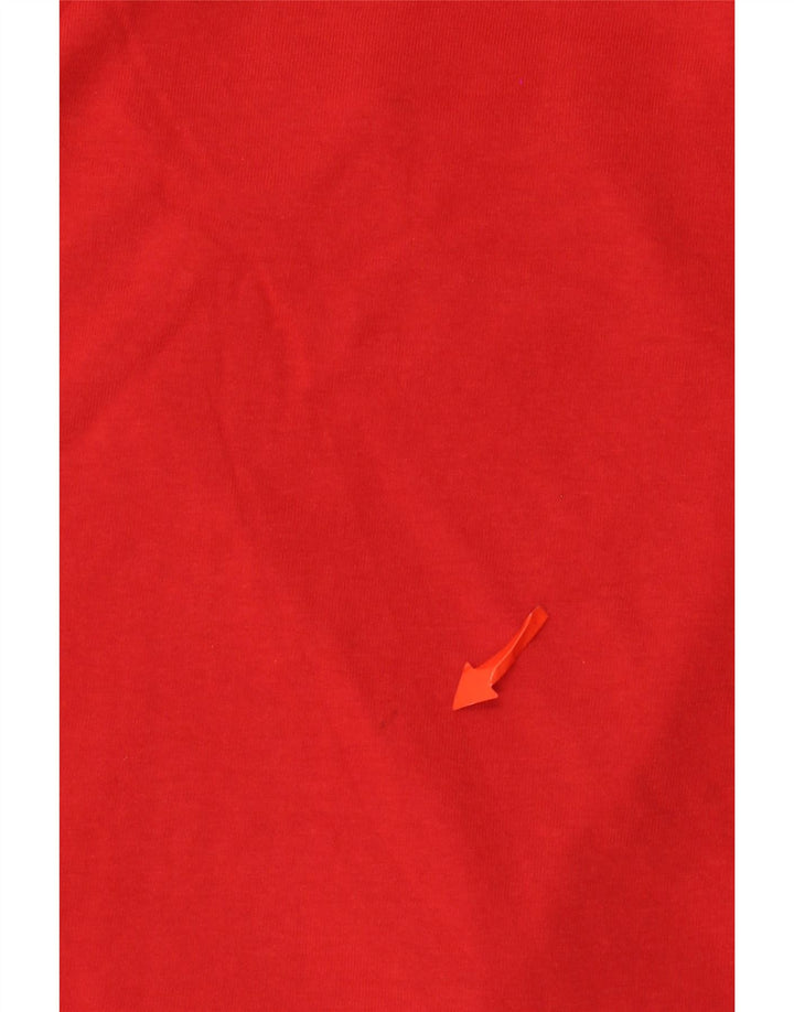 Kappa Mens T-Shirt Top Large Red Cotton