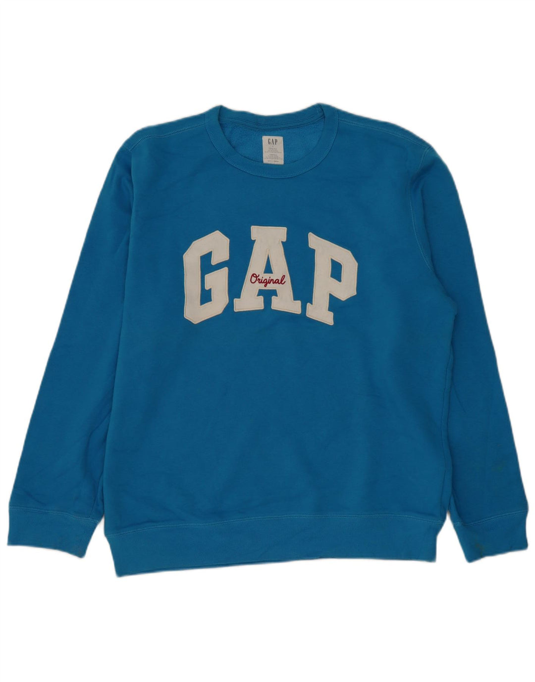 Męska bluza z grafiką Gap, duża, niebieska, bawełniana