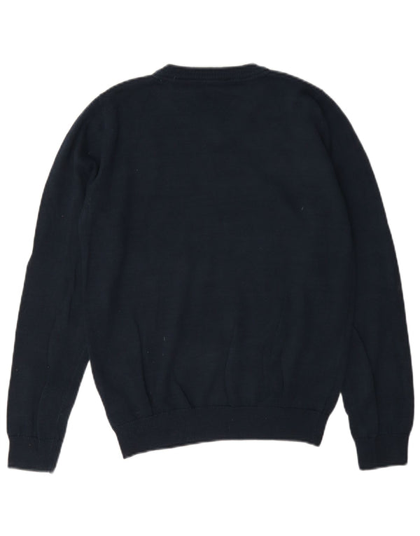 Marks & Spencer Boys V-hals sweater 11-12 år Navyblå bomuld