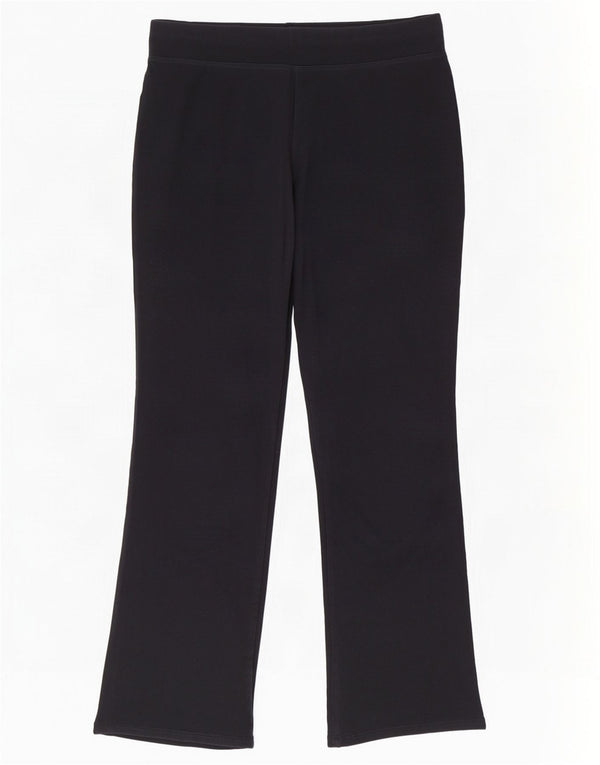 Marks & Spencer Damen-Trainingshose, UK-Größe 44, Größe L, Schwarz, Baumwolle