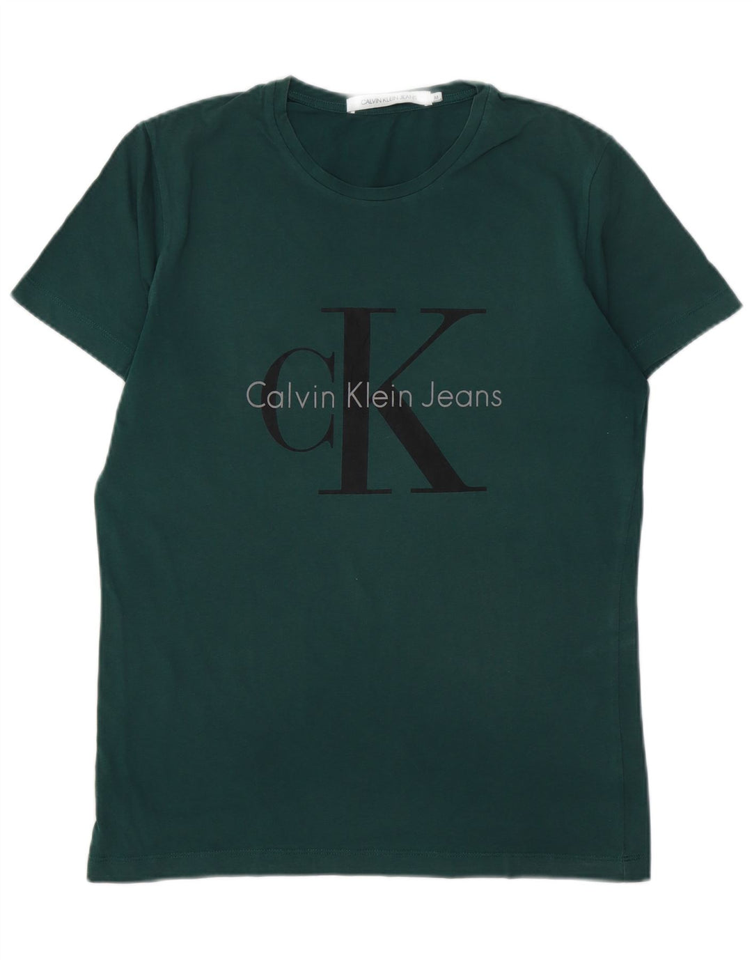 CALVIN KLEIN JEANS T-shirt grafica da uomo verde medio