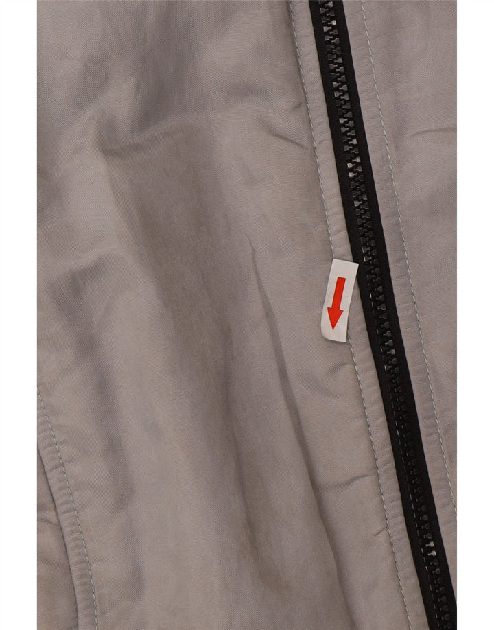 Giacca antipioggia bomber da donna Refrigiwear UK 14 Blocco colore grigio medio