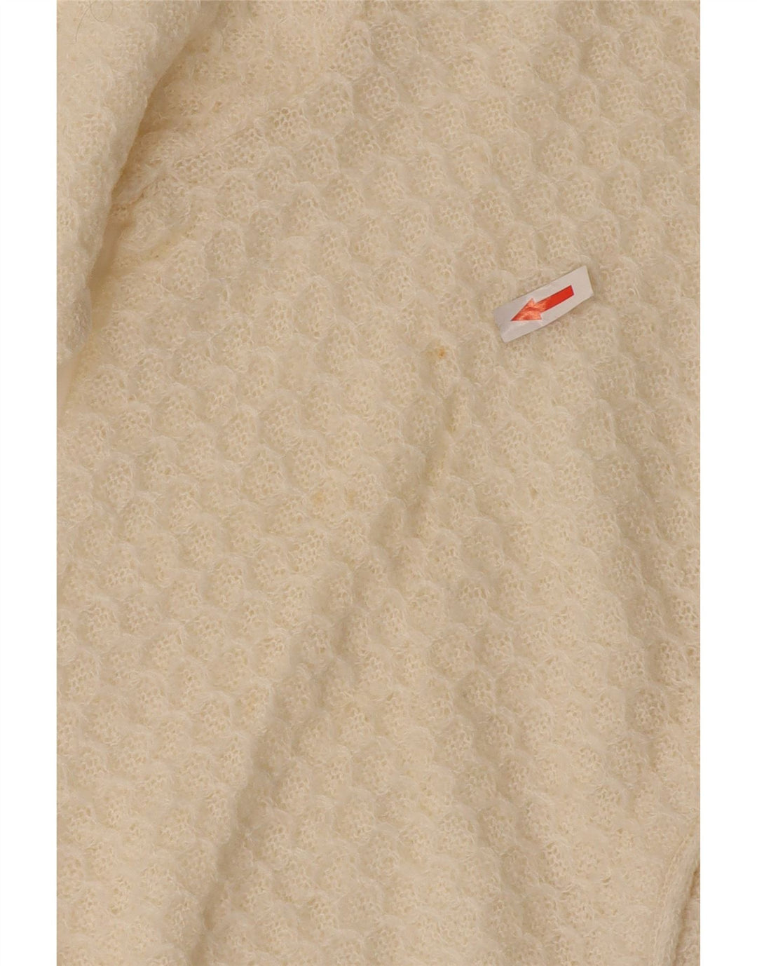 Vintage Womens Cardigan Sweater UK 10 Small Off White