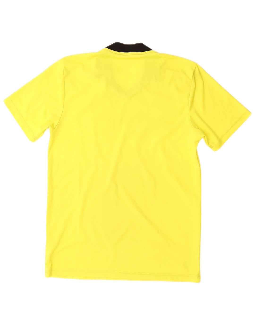 Adidas Mens Climalite Polo Shirt Small Yellow Colourblock