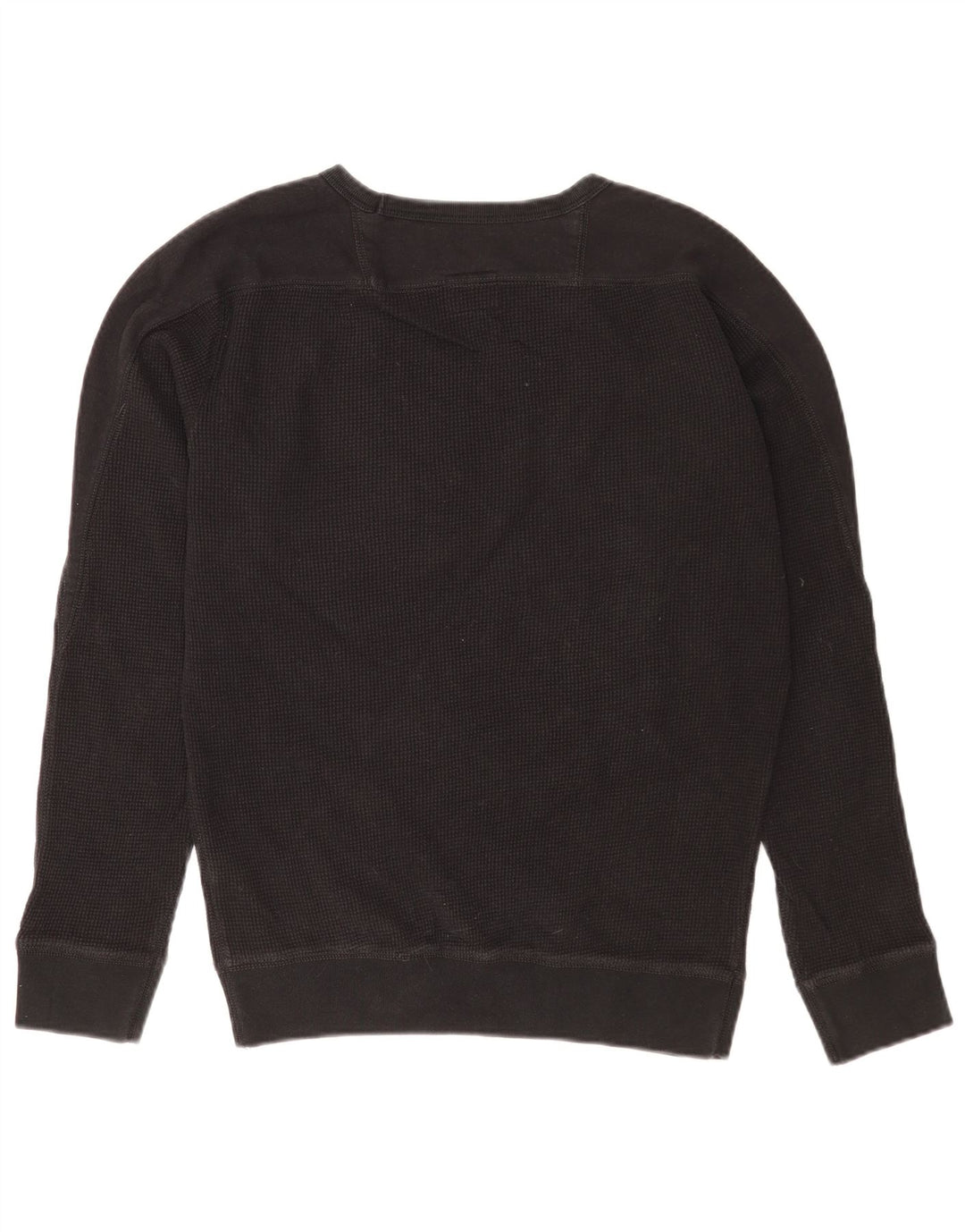 Diesel Herren-Sweatshirt-Pullover aus mittelschwarzer Baumwolle