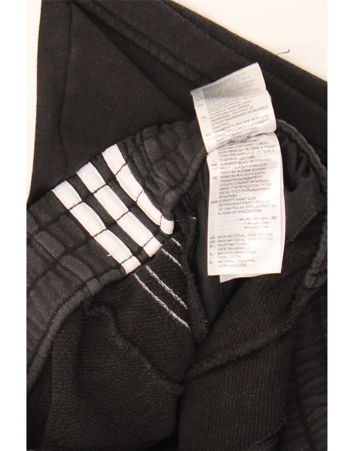 Adidas Boys Sport Shorts 13-14 Years Medium Black Cotton