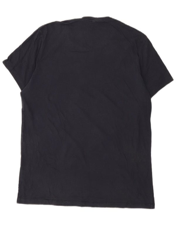 Jack Wills Mens T-Shirt Top Medium Navy Blue Cotton