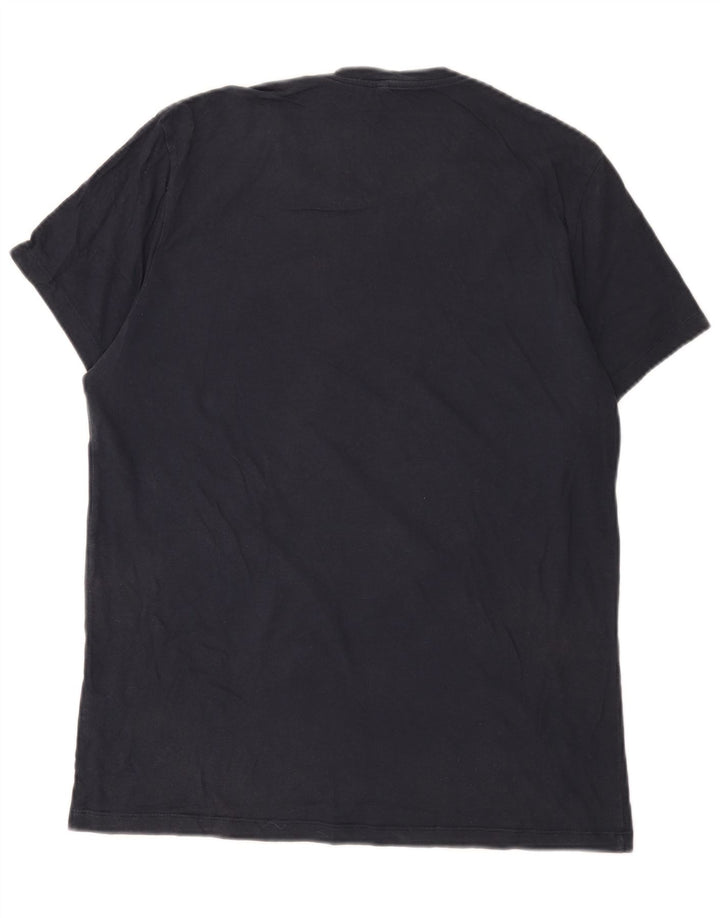 Jack Wills Herre T-shirt Top Medium Marineblå Bomuld