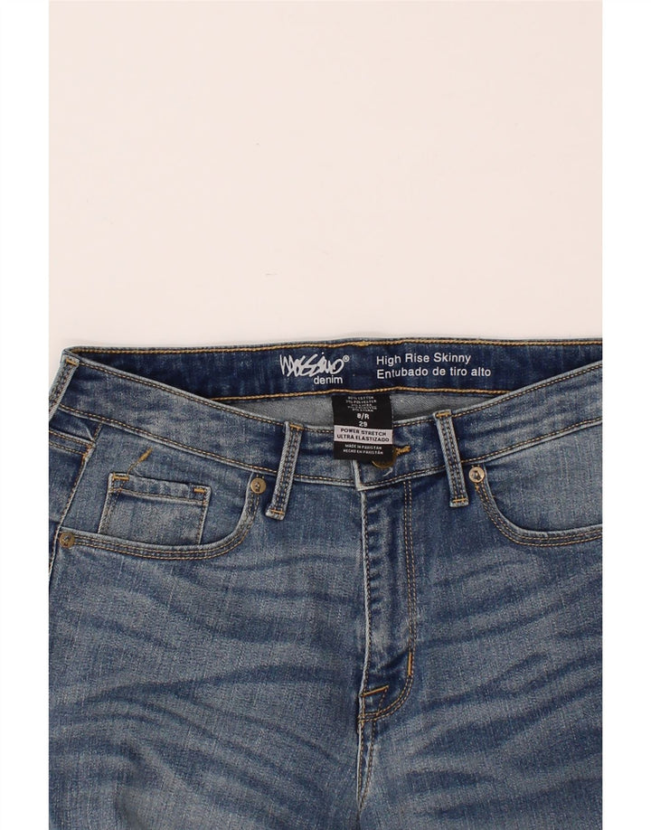 MOSSIMO Womens Distressed High Rise Skinny Jeans US 8 Medium W29 L28  Blue Vintage Mossimo and Second-Hand Mossimo from Messina Hembry 