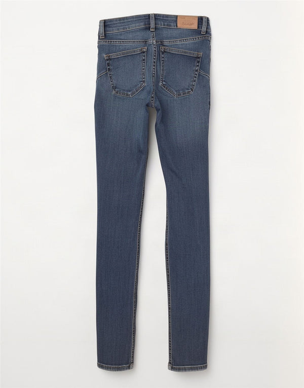 Blugi skinny pentru femei Liu Jo W25 L31 albastru