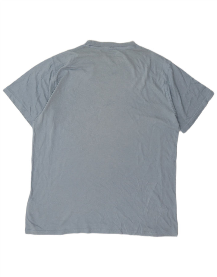 Weird Fish Mens Graphic T-Shirt Top Large Blue Cotton
