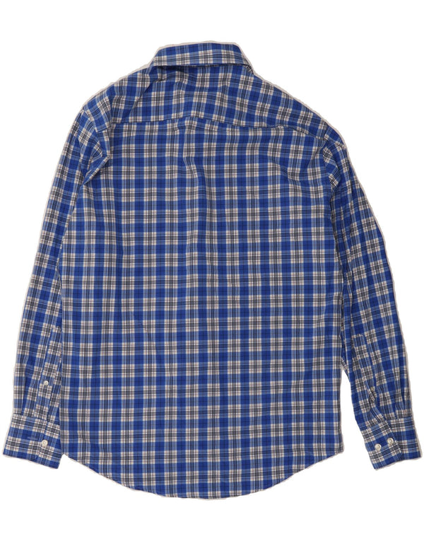 PETER MILLAR Mens Shirt Medium Blue Check