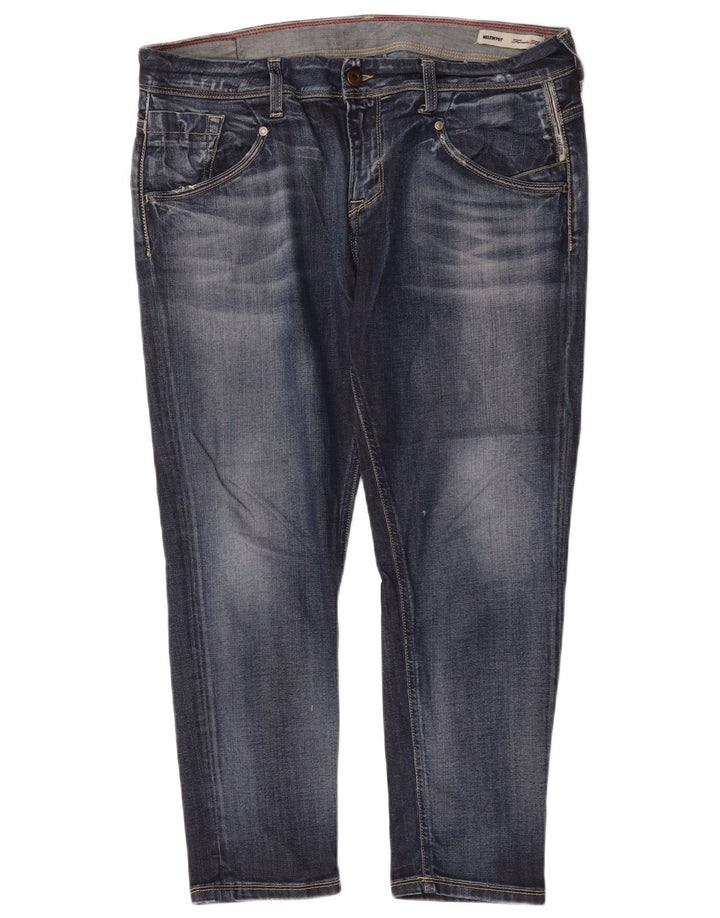 Meltin' Pot Womens Cropped Jeans W29 L24 Blue Cotton