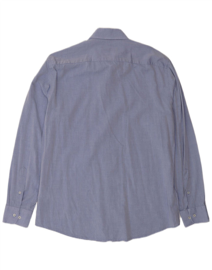Camicia Trussardi Uomo Tg 42 Large Cotone Blu