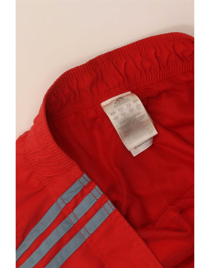 Adidas Mens Swimming Shorts Medium Red Polyester