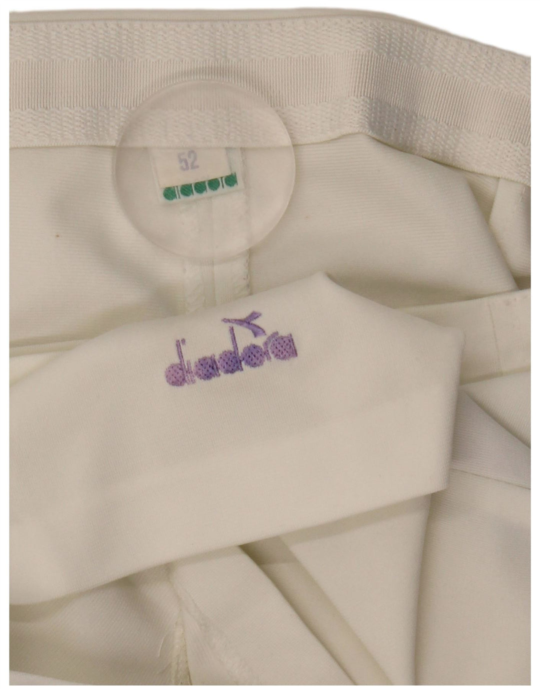 Diadora Womens Chino Shorts W33 Large White Colourblock